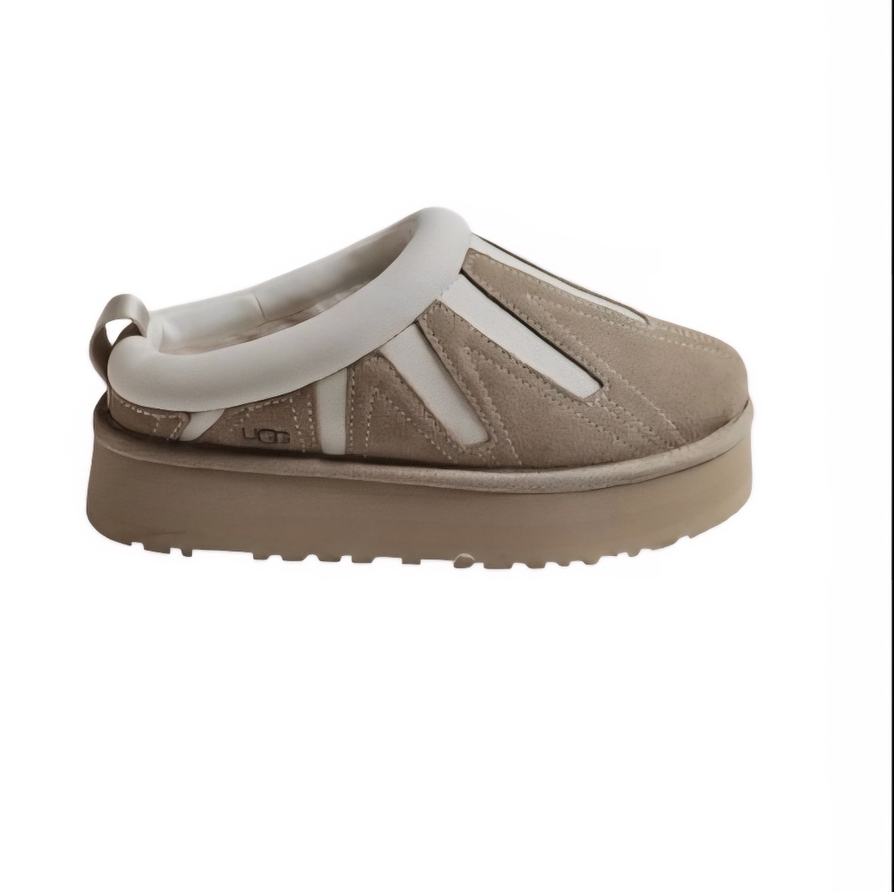 UGG Tazz Sunwave Suede Clogs in Mustard Seed Womens Size 7 S/N 1167655 NEW